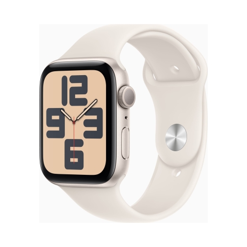 Apple-Watch-SE-2022-GPS-44mm-Polarstern-OneThing_Gr Apple Watch SE (2022) Gps 44mm Starlight Aluminium Case με Sport Band M/L Starlight EU - Image 1