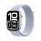 Apple Watch (Series 10) Gps 46mm Aluminium Silver Case με Sport Loop Blue Cloud EU