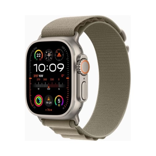 Apple-Watch-Ultra-2-Gps-MREX3FDA-OneThing_Gr-1 Apple Watch Ultra 2 (Series 9 2023) Gps +Cellular 49mm Titanium Case με Alpine Loop S Olive EU - Image 1