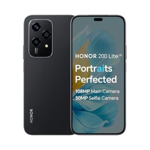 Honor-200-Lite-Midnight-Black-OneThing_Gr Honor 200 Lite 5G 256GB (8GB Ram) Dual-Sim Midnight Black EU - Image 1