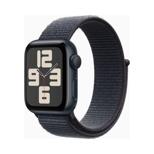 MXEA3QFA-OneThing_Gr-2 Apple Watch SE (2024) Gps 40mm Midnight Aluminium Case με Midnight Sport Loop EU - Image 1