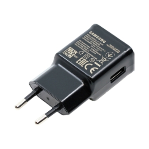 Samsung-15-Watt-Schnellladegerat-EP-TA200NBEGWW Επιτοίχιος Φορτιστής Samsung Galaxy (15W) USB-A Fast Adapter (EP-TA200) Black EU - Image 1