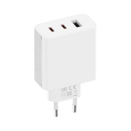 Επιτοίχιος Φορτιστής Xiaomi 67W USB-C +USB-A Adapter Triple Port White EU