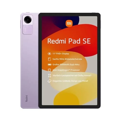 Xiaomi-Redmi-Pad-SE-Lavender-Purple-OneThing_Gr Xiaomi Redmi Pad SE (2025) 11″ WiFi 256GB (8GB Ram) Lavender Purple EU - Image 1