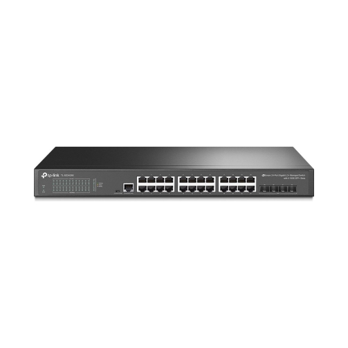 TP-Link-SG3400-JetStream-Rackmount-OneThing_Gr Managed Switch TP-Link L2+ (TL-SG3428X) 24-Port Gigabit 4x SFP+ Ver.1.0 Black EU - Image 1