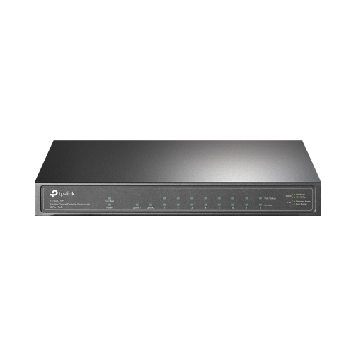 TP-Link-TL-SG1210P-Desktop-Gigabit-Switch TP-Link Desktop Switch (TL-SG1210P) 10-Port Gigabit 8x PoE+ Ver. 3.0 Black EU - Image 1