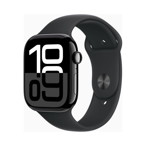 Apple-Watch-Series-10-GPS-46mm-Aluminium-OneThing_Gr-2.jpg Apple Watch (Series 10 2024) Gps 46mm Aluminium Jet Black Case με Sport Band M/L Black EU - Image 1