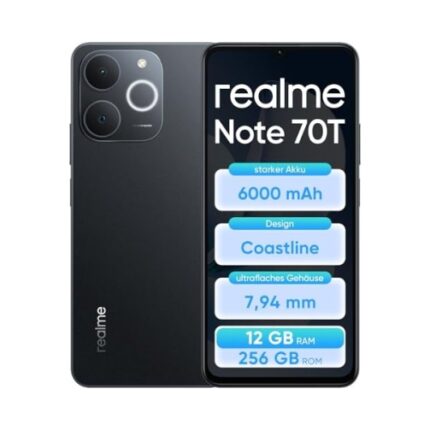 Realme Note 70T 4G 256GB (4GB Ram) Dual-Sim Obsidian Black EU