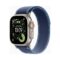Apple Watch Ultra 3 (Series 11 2025) Gps +Cellular 49mm Natural Titanium Case με Trail Loop S/M Blue/Bright Blue EU