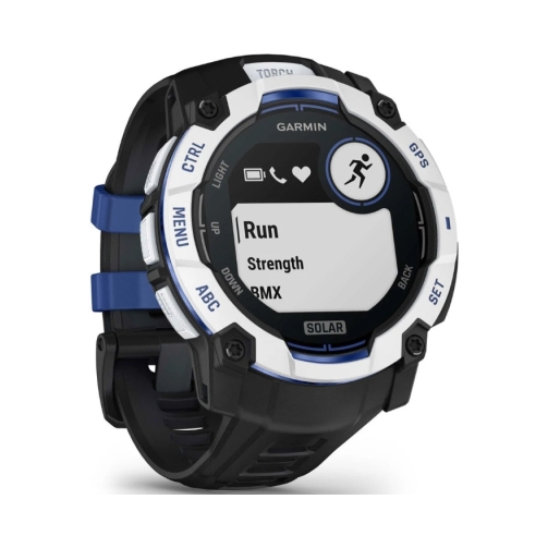 Garmin-Watch-Instinct-3-Solar-GPS-50mm-Whitestone-με-BlackBolt-Blue-Band-EU.jpg Garmin Watch Instinct 3 Solar GPS 50mm Whitestone με Black/Bolt Blue Band EU - Image 1