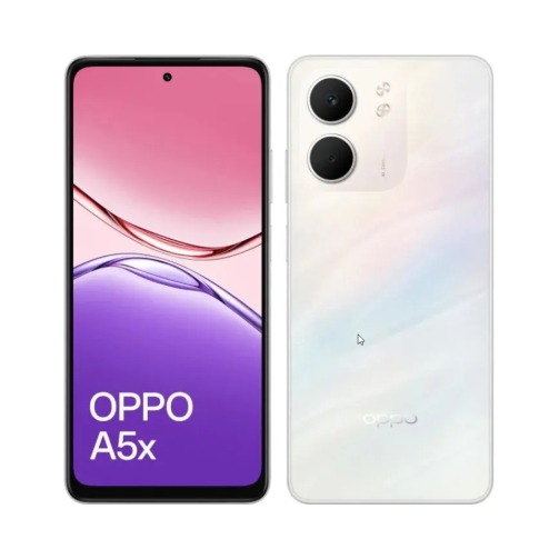 Oppo-A5x-128GB4GB-laser-white.jpg Oppo A5x 4G 128GB (4GB Ram) Dual-Sim Laser White EU - Image 1