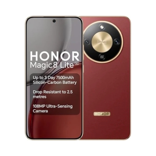 Honor-Magic8-Lite-512GB-reddish-brown-OneThing_Gr.jpg Honor Magic8 Lite 5G 512GB (8GB Ram) Dual-Sim Reddish Brown EU - Image 1