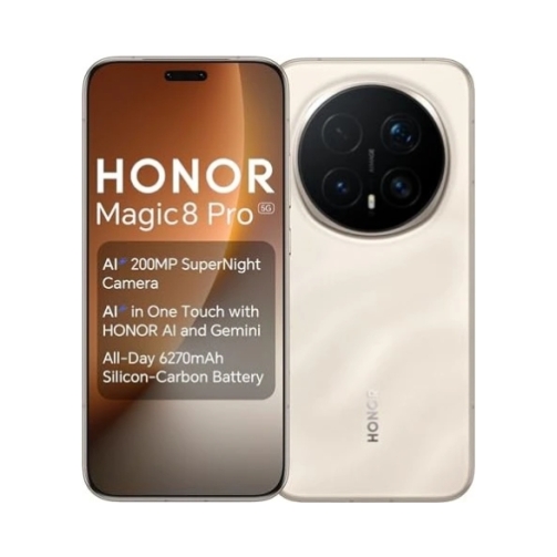 Honor-Magic8-Pro-5G-G-OneThing_Gr Honor Magic8 Pro 5G 512GB (12GB Ram) Dual-Sim Sunrise Gold EU - Image 1