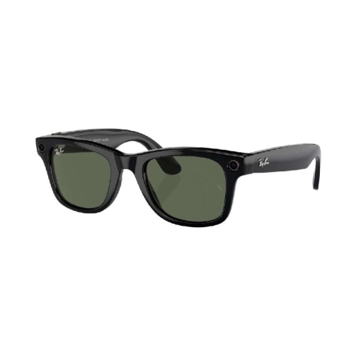 Ray-Ban-RW4006-Meta-Wayfarer-50mm-shiny-blackg15-green-OneThing_Gr.jpg Ray-Ban Meta Wayfarer Gen1 AI Glasses Matte Black/Clear to Graphite Green EU - Image 1