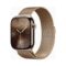 Apple Watch (Series 10 2024) Gps +Cellular 46mm Titanium Gold Case με Sport Loop S/M - Gold Milanese EU