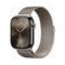 Apple Watch (Series 10 2024) Gps +Cellular 46mm Natural Titanium Case με Sport Loop S/M Natural Milanese EU