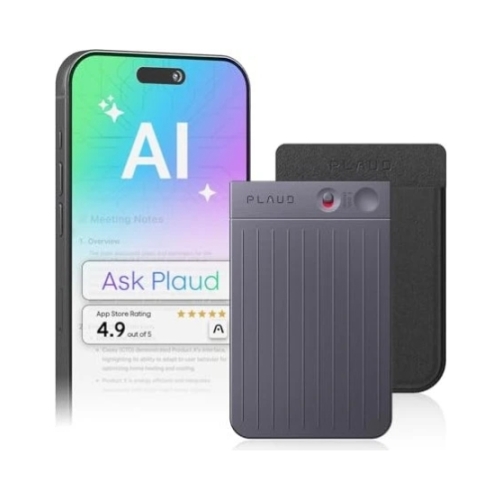 Plaud-Note-Black-OneThing_Gr-1.jpg Φορητό AI‑powered voice recorder Plaud Note 64GB Black EU - Image 1