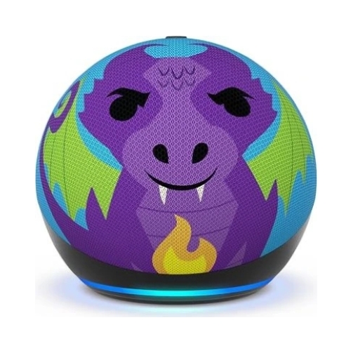 Amazon-Echo-Dot-Kids-5.-Generation-2022-Drachen-OneThing_Gr.jpg Amazon Echo Dot (5Th Gen) Smart Speaker με Alexa Dragon EU - Image 1