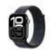 Apple Watch (Series 10 2024) Gps +Cellular 46mm Jet Black Aluminium Case με Sport Loop Black EU