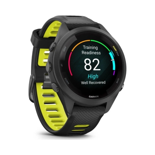 Garmin-Forerunner-265S-blackamp-yellow.jpg Garmin Watch Forerunner 265S GPS 42mm Music 42mm Black/Yellow EU - Image 1