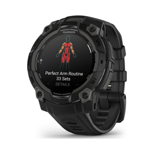 Garmin-Instinct-3-50mm-AMOLED-blackcharcoal-OneThing_Gr.jpg Garmin Watch Instinct® 3 Amoled 50mm Black/Charcoal EU - Image 1