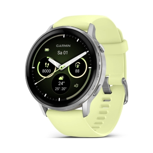 Garmin-Venu-4-silvercitron-OneThing_Gr.jpg Garmin Watch Venu® 4 45mm Silver/Citron EU - Image 1