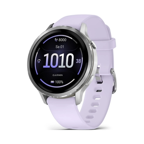 Garmin-Venu-4S-silverperiwinkle-OneThing_Gr.jpg Garmin Watch Venu® 4 41mm Silver/Periwinkle EU - Image 1