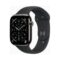 Apple Watch (Series 11 2025) Gps +Cellular 46mm Slate Titanium Case με Sport Band Black S/M EU
