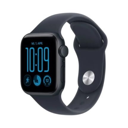 Apple Watch SE 3 (2025) Gps +Cellular 44mm Midnight Aluminium Case με M/L Navy Blue Sport Band EU