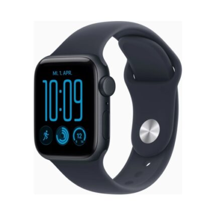 Apple Watch SE 3 (2025) Gps +Cellular 40mm Midnight Aluminium Case με S/M Navy Blue Sport Band EU