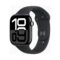 Apple Watch (Series 10 2024) Gps +Cellular 46mm Aluminium Jet Black Case με Sport Band M/L Black EU