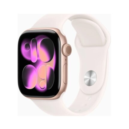 Apple Watch (Series 11 2025) Gps +Cellular 42mm Rose Gold Case με S/M Light Blush Sport Band Rose Gold EU