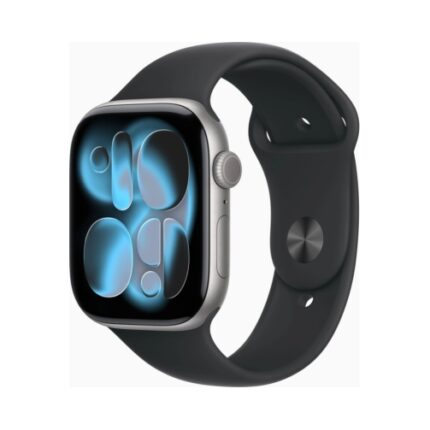 Apple Watch (Series 11 2025) Gps +Cellular 46mm Space Grey Aluminium Case με M/L Black Sport Band EU
