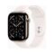 Apple Watch (Series 11 2025) Gps +Cellular 46mm Gold Titanium Case με M/L Sport Band Light Blush EU