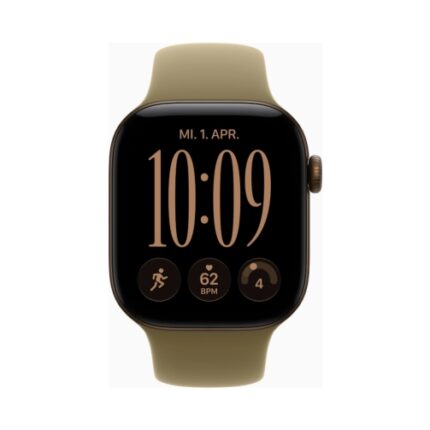 Apple Watch (Series 12 2026) GPS 42mm Dark Bronze Aluminium Case με S/M Olive Sport Band EU