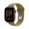 Apple Watch (Series 12 2026) GPS 42mm Dark Bronze Aluminium Case με S/M Olive Sport Band EU - Image 2