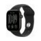 Apple Watch (Series 12 2026) GPS 42mm Black Aluminium Case με M/L Black Sport Band EU