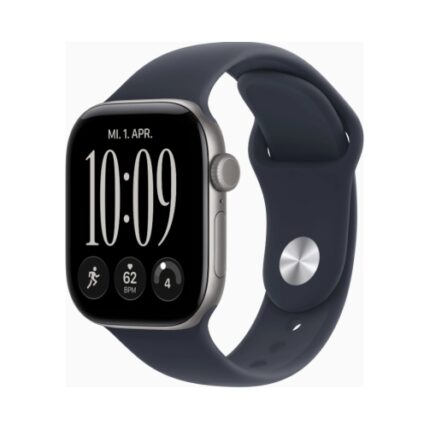 Apple Watch (Series 12 2026) GPS 42mm Space Grey Aluminium Case με S/M Navy Blue Sport Band EU