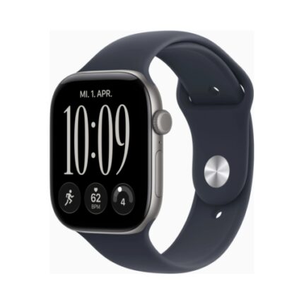 Apple Watch (Series 12 2026) GPS 42mm  Space Grey Aluminium Case με S/M Navy Blue Sport Band EU