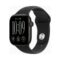 Apple Watch (Series 12 2026) GPS +Cellular 42mm Black Aluminium Case με S/M Black Sport Band EU