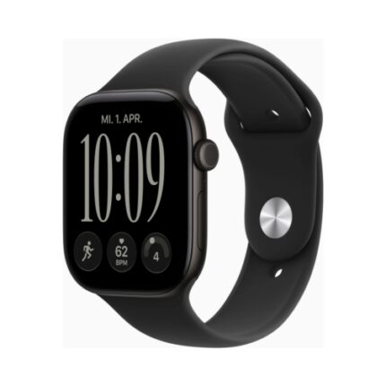 Apple Watch (Series 12 2026) GPS +Cellular 46mm Black Aluminium Case με M/L Black Sport Band EU