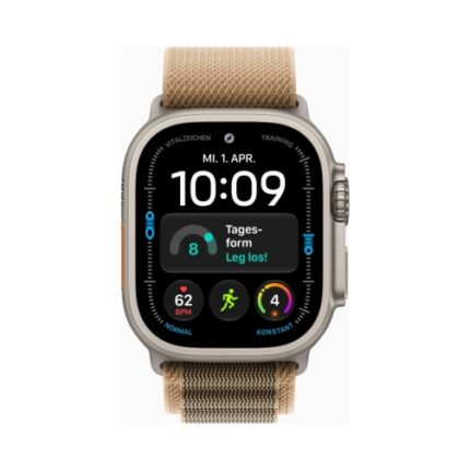 Apple Watch Ultra 4 (Series 12 2026) Gps +Cellular 49mm Natural Titanium Case με M Desert Alpine Loop EU