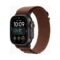 Apple Watch Ultra 4 (Series 12 2026) Gps +Cellular 49mm Black Titanium Case με M Burgundy Alpine Loop EU