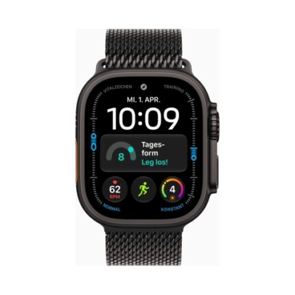 Apple Watch Ultra 4 (Series 12 2026) Gps +Cellular 49mm Black Titanium Case με L Black Titanium Milanese Loop EU