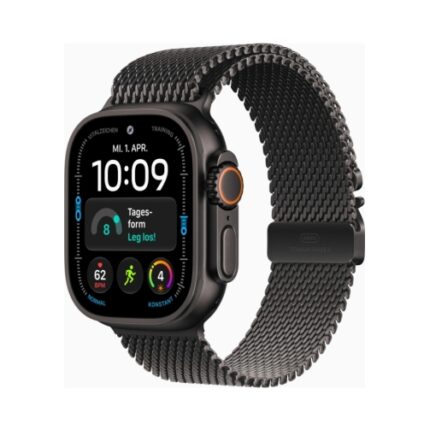 Apple Watch Ultra 4 (Series 12 2026) Gps +Cellular 49mm Black Titanium Case με M Black Titanium Milanese Loop EU