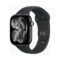 Apple Watch (Series 11 2025) Gps +Cellular 46mm Jet Black Aluminium Case με M/L Sport Band Βlack EU